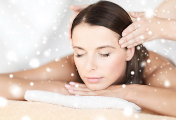 Image showing beautiful young woman in spa