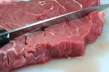 Image showing Juicy beef meat