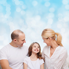 Image showing happy family at home