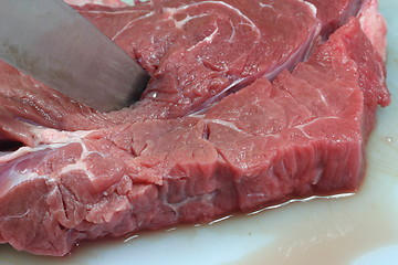 Image showing Juicy beef meat