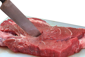 Image showing Juicy beef meat