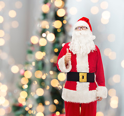 Image showing man in costume of santa claus