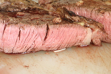 Image showing Juicy beef meat