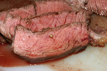 Image showing Juicy beef meat