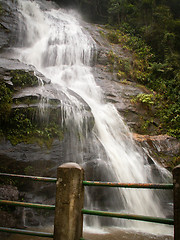 Image showing Small Rocky Waterfall