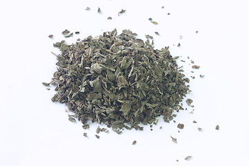 Image showing Dry oregano leaves