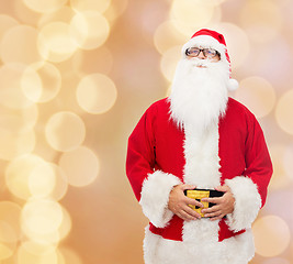 Image showing man in costume of santa claus