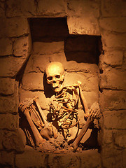 Image showing Skeleton In An Alcove