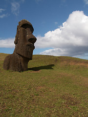 Image showing Single Moai