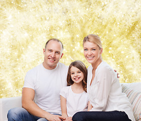 Image showing happy family at home