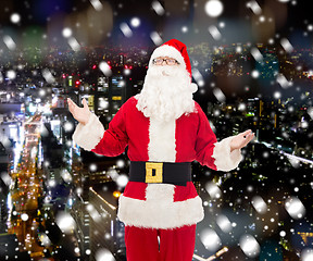 Image showing man in costume of santa claus