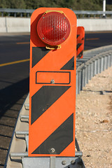 Image showing Under construction warning light