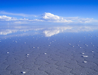 Image showing Salt Flat Reflections