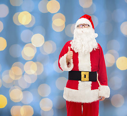 Image showing man in costume of santa claus