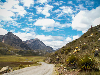 Image showing Road Through Mountain Valley