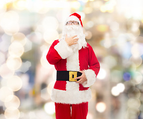 Image showing man in costume of santa claus