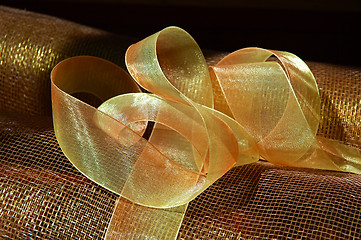 Image showing Gossamer Ribbon and Gold Netting