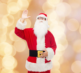 Image showing man in costume of santa claus