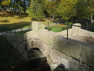 Image showing Small bridge in park, Oslo