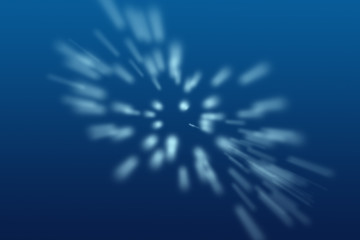 Image showing An illustration of the blue abstract background