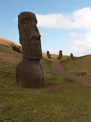 Image showing Path Through The Moai