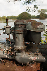 Image showing Old Rusty Machinery