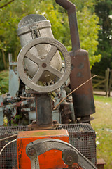 Image showing Old Machinery Close