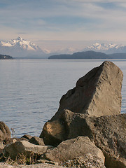 Image showing Mountains Across A Lake