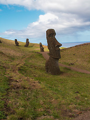 Image showing Moai Front And Back