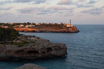 Image showing Lighthouse At Sunset