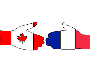 Image showing International handshake