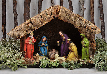 Image showing Christmas crib