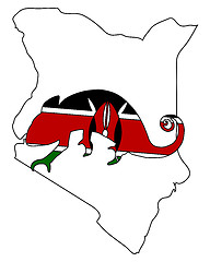 Image showing Kenya Chameleon