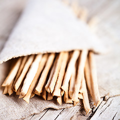 Image showing bread sticks grissini 