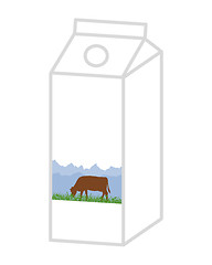 Image showing Milk carton