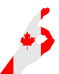 Image showing Canadian finger signal