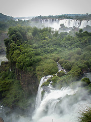 Image showing Iguazu Falls View Portrait