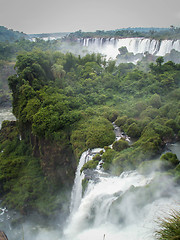 Image showing Iguazu Falls Long View