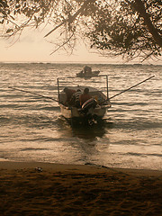 Image showing Fishing Boat Departure