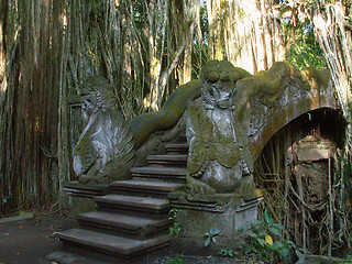 Image showing Dragon Bridge And Trees