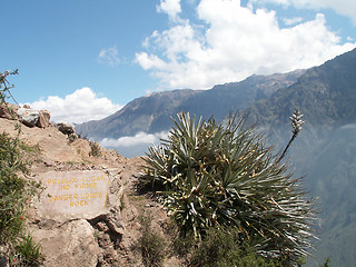 Image showing Danger Loose Rock