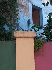 Image showing Coloured Textured Walls