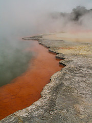 Image showing Champagne Pool At Rotorua