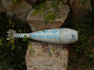 Image showing Bomb With Goodbye Message