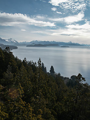 Image showing Bariloche Mountain Forest And Lake