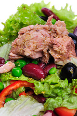 Image showing Tuna and vegetable salad