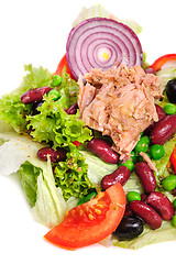 Image showing Tuna and vegetable salad