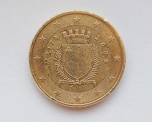 Image showing Maltese Euro coin