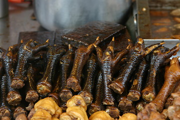 Image showing Chicken snacks in Taiwan