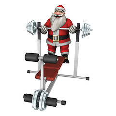 Image showing Santa Fitness